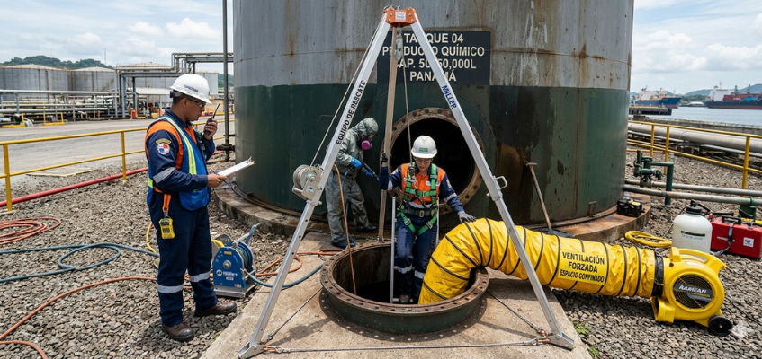 Limpieza de Tanques Trabajos en Espacios Confinados
