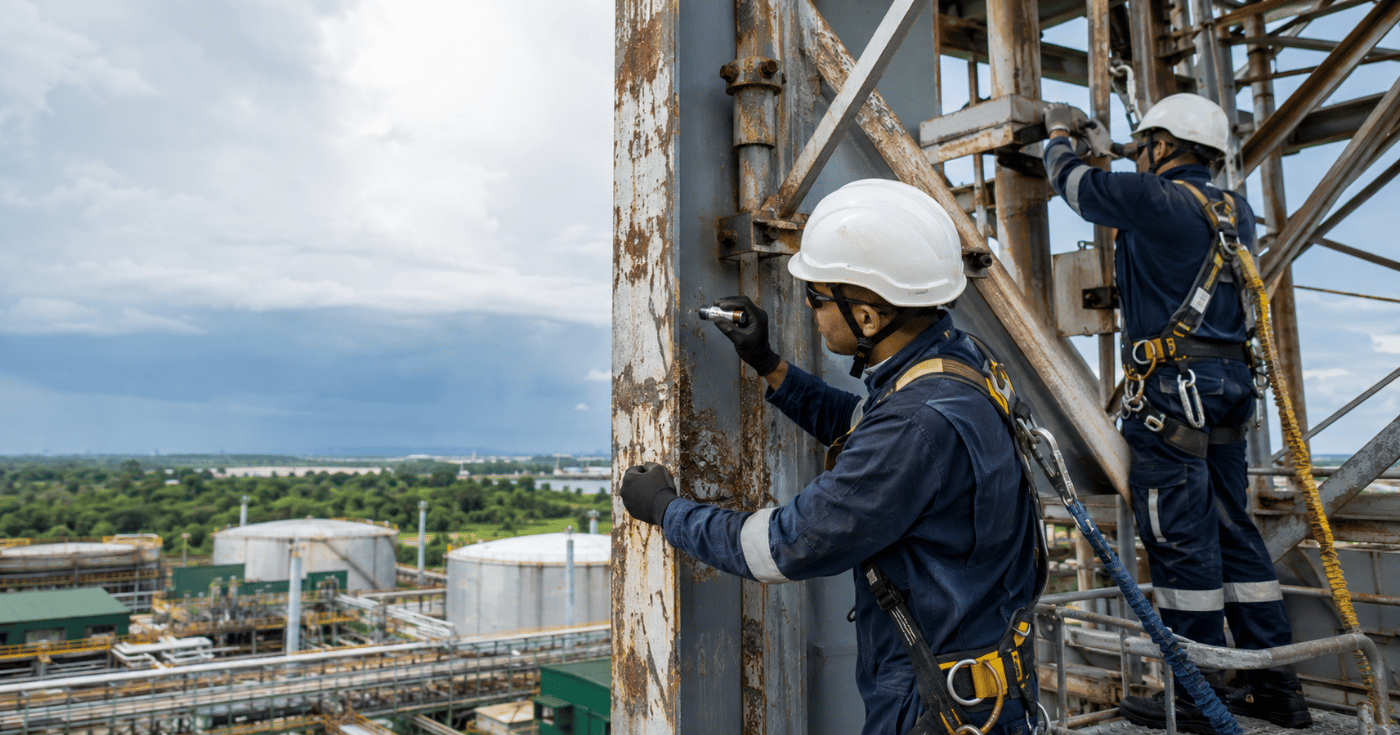 Mantenimiento de Estructuras Metálicas en Terminales de Combustibles