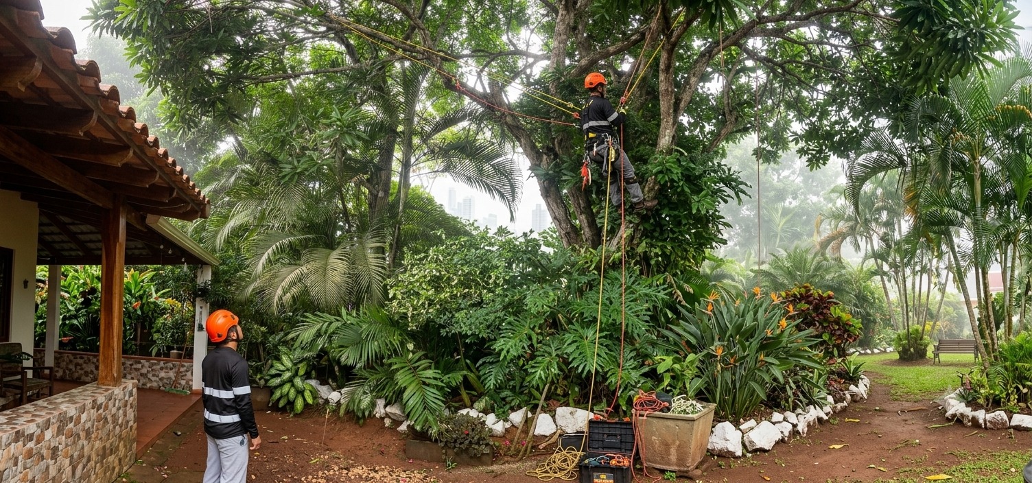 Poda y Tala de Arboles en Residencias